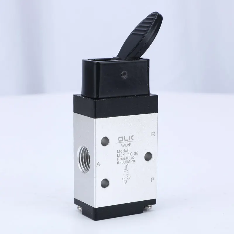 OLK mechanical valve M3Y210-08 two-position three-way M3Y110-06 rocker lever wrench handle control