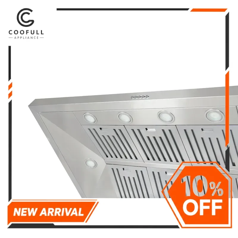 for Kitchen 90cm 120cm Stainless Steel Range Hood BBQ Smoke Extractor Ventilation Fan Cooking Chimney Home Appliance