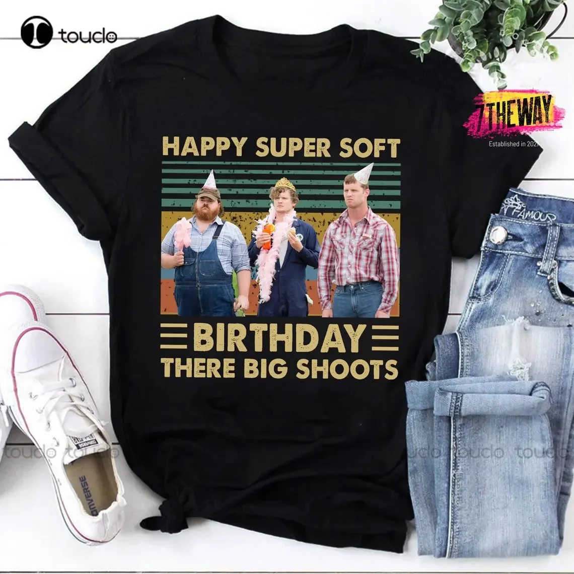 Happy Super Soft Birthday There Big Shoots Letterkenny Vintage T-Shirt Letter Kenny Shirt Pitter Patter Shirt Xs-5Xl Custom Gift