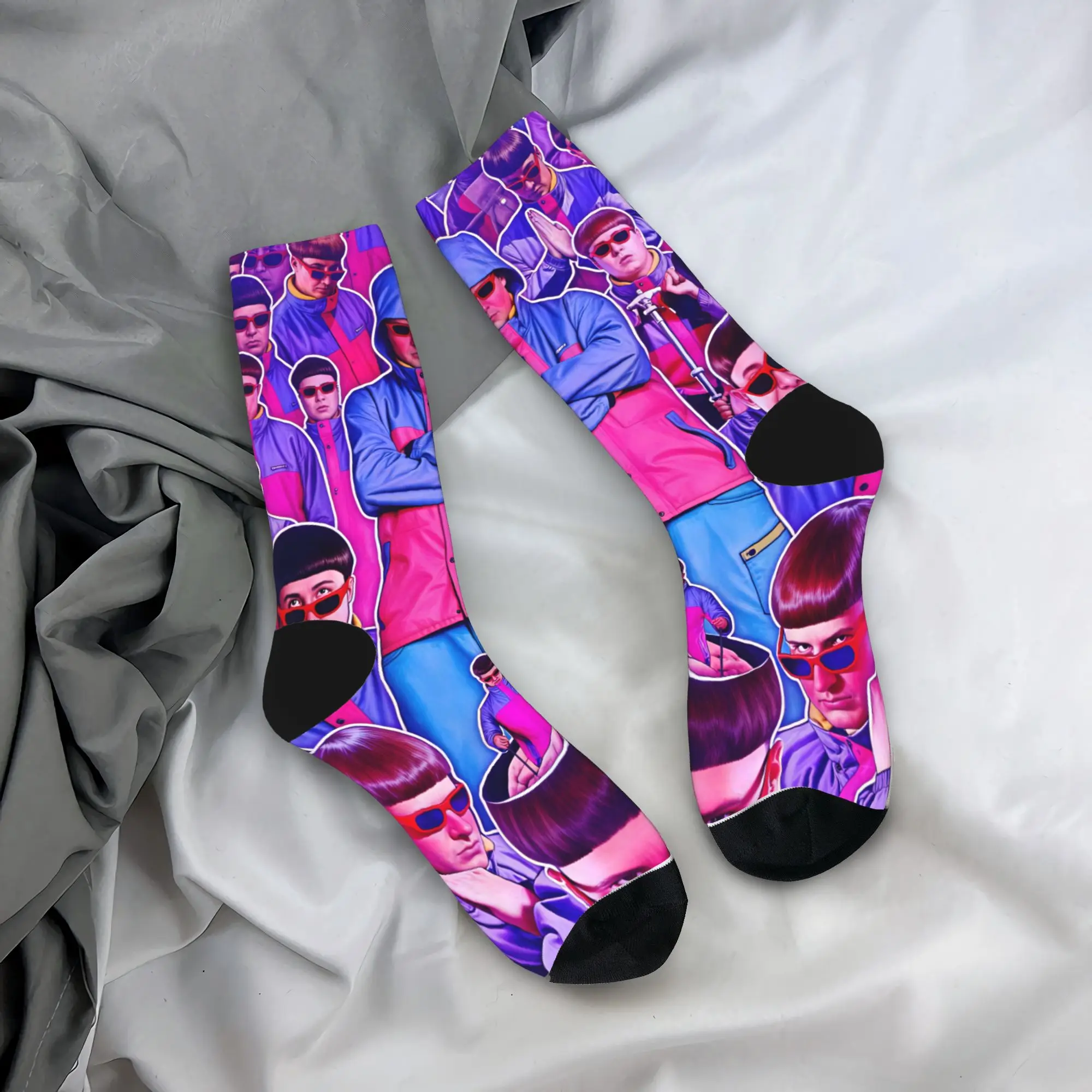Oliver Tree  Stockings  Funny Socks Couple Comfortable Socks Autumn Outdoor Pattern Anti Slip Socks Gift Idea