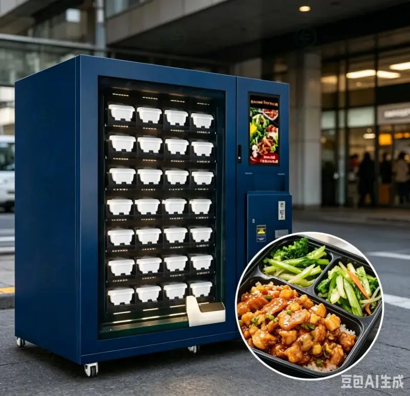 Smart Customized Lunch Box Vending Machine Automatic Bento Storage Locker Stainless Steel Commercial Food Cabinet Reliable