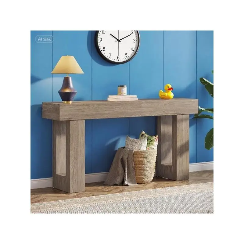 طاولة كونسول طويلة لغرفة المعيشة - حل تخزين أنيق وأنيق