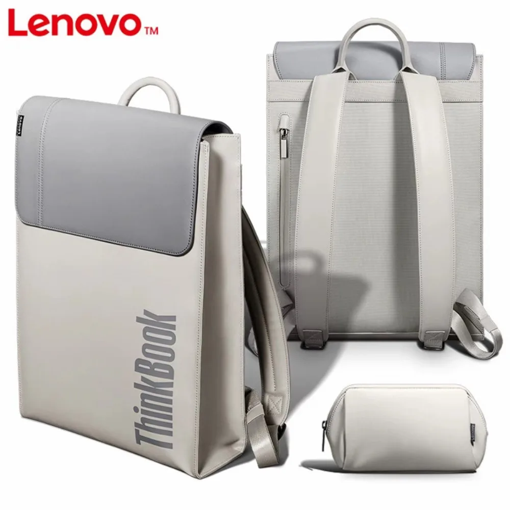 

Lenovo Original ThinkBook Backpack TB530-B 15.6-inch Large Capacity Laptop Bag 16 Inches Thinkplus Fashion Geometry Backpack