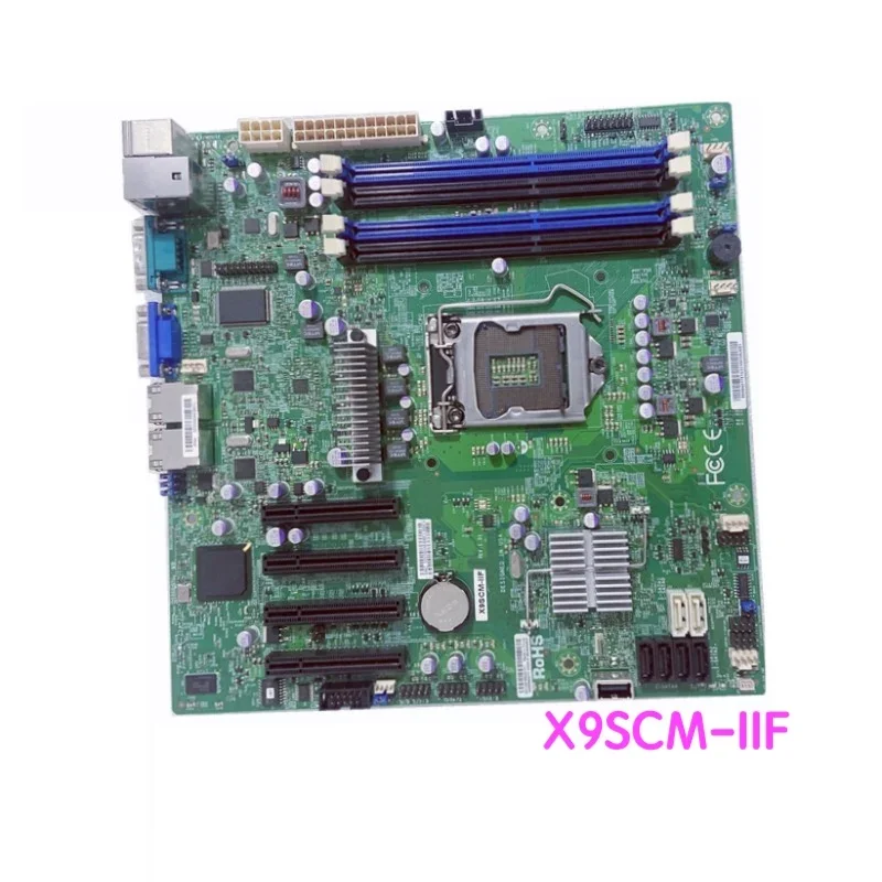 

Подходит для материнской платы рабочей станции Supermicro X9SCM-iif X9SCM-IIF LGA1155 C204, материнская плата, 100% протестирована, ОК, полностью работает