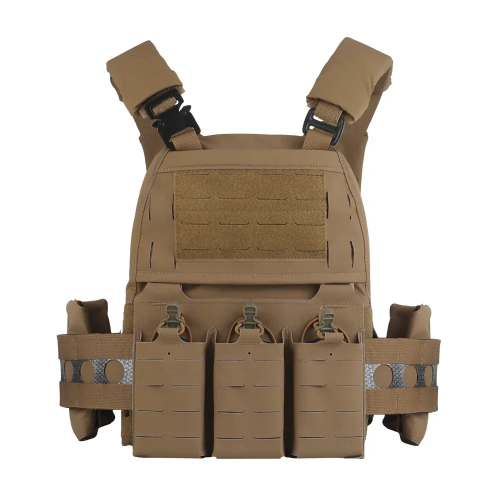 Ferro V5 FCPC Portapiatti da caccia Gilet tattico portatile modulare MOLLE Airsoft Training Custodia per caricatore tripla con cerniera