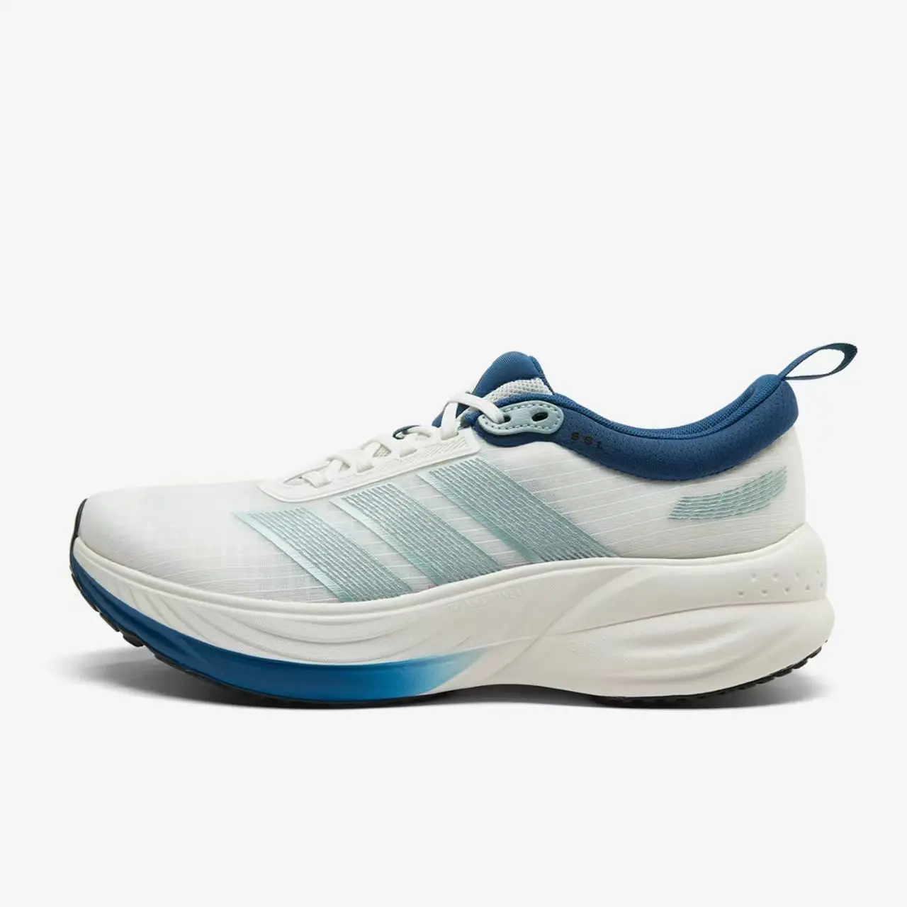Adidas Floatnova Running Shoes for Men and Women, Sports Comfortable Fabric, Tpu Shock Absorption, Wear-Resistant, Breathable, Low-Cut, Navy Blue Kj5830
