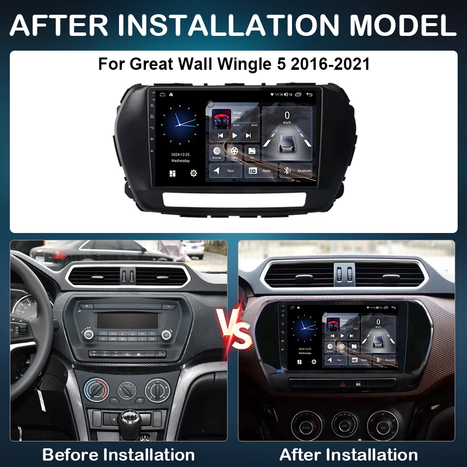 Android 15 Car Electronics Radio For Great Wall Wingle  5 2016 - 2021 Auto Multimedia Video Navigation GPS IPS Carplay Head Unit