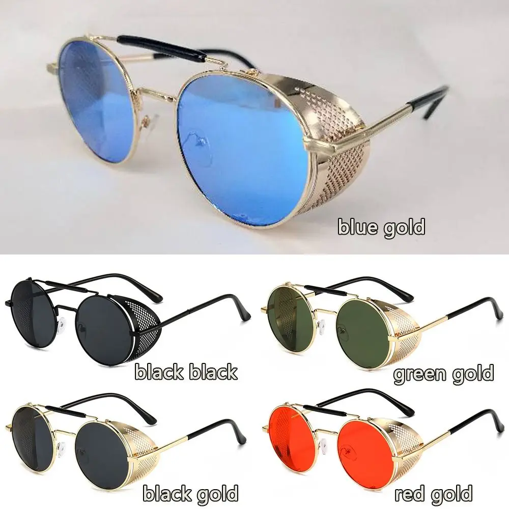 نظارات شمسية رجالى و نساء مضادة للأضواء فوق البنفسجية ، نظارات سوداء ، إطار معدني فاكر ، حماية العين ، إكسسوارات السفر ،