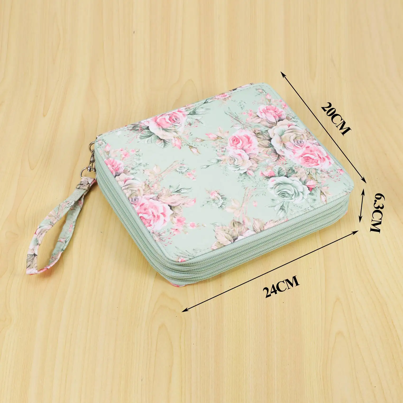 120-slots-colored-pencil-case-with-compartments-pencil-holder-for-watercolor-pencils-rose