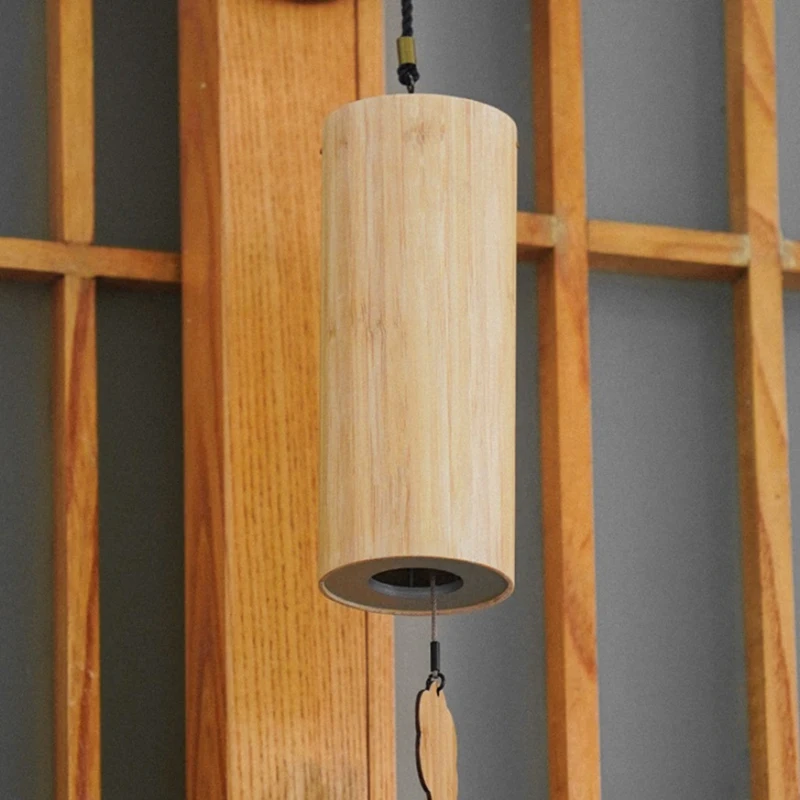 Bamboo 8-Tone Chord Wind Chimes Natural Bamboo Wind Chimes Outdoor Garden Pavilion Decorations