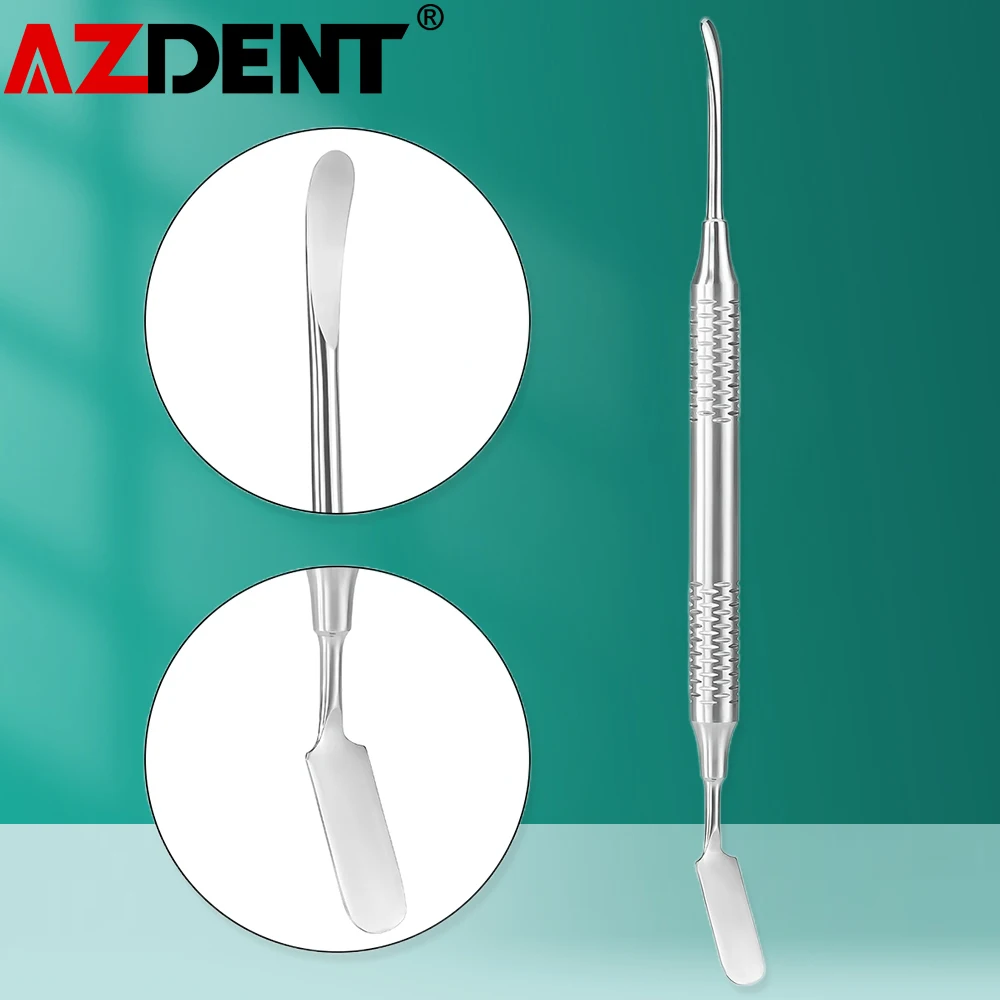 1Pc Azdent Dental Double Ends Dental Implant Periosteal Elevator Tool for Retracting Separate Autoclave Surgical Implanting Tool