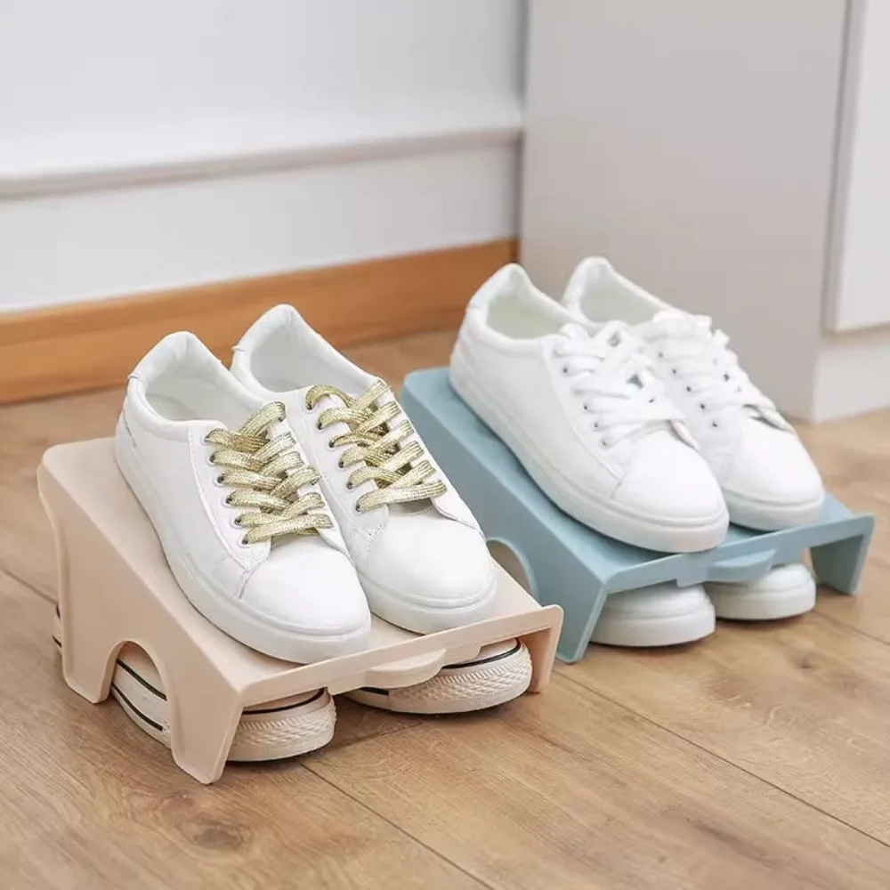 New Space Saving Shoe Holder Shelf Multifunctional Home Storage Shoe Storage Rack Double Shelf Shoe Rack Household Organization