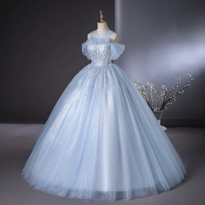 Вечерние платья Sonhar Vestidos 15 платьев Quinceanera 2024, бальное платье, роскошное платье для выпускного вечера с пайетками, платье больших размеров 15 лет