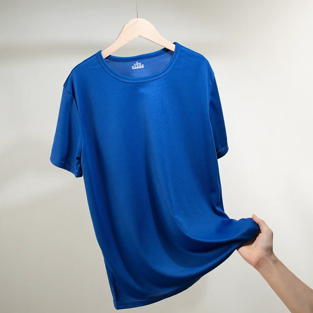 1/2/3 Pcs Multicolor Quick Dry Short Sleeve Sport T-Shirt Gym Jerseys Fitness Trainer Running Shirt Men's Breathable Sportswear image 5