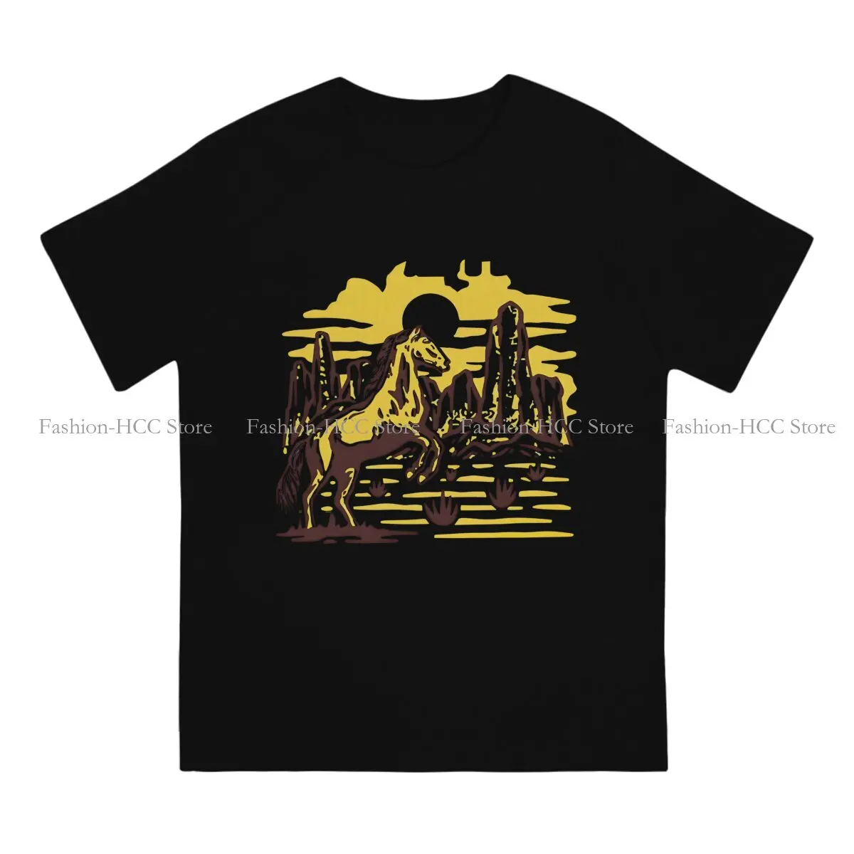 Yellowstone Dutton Ranch New Cowgirl In Town Tshirt Homme Men's Clothes Blusas Polyester T Shirt For Men