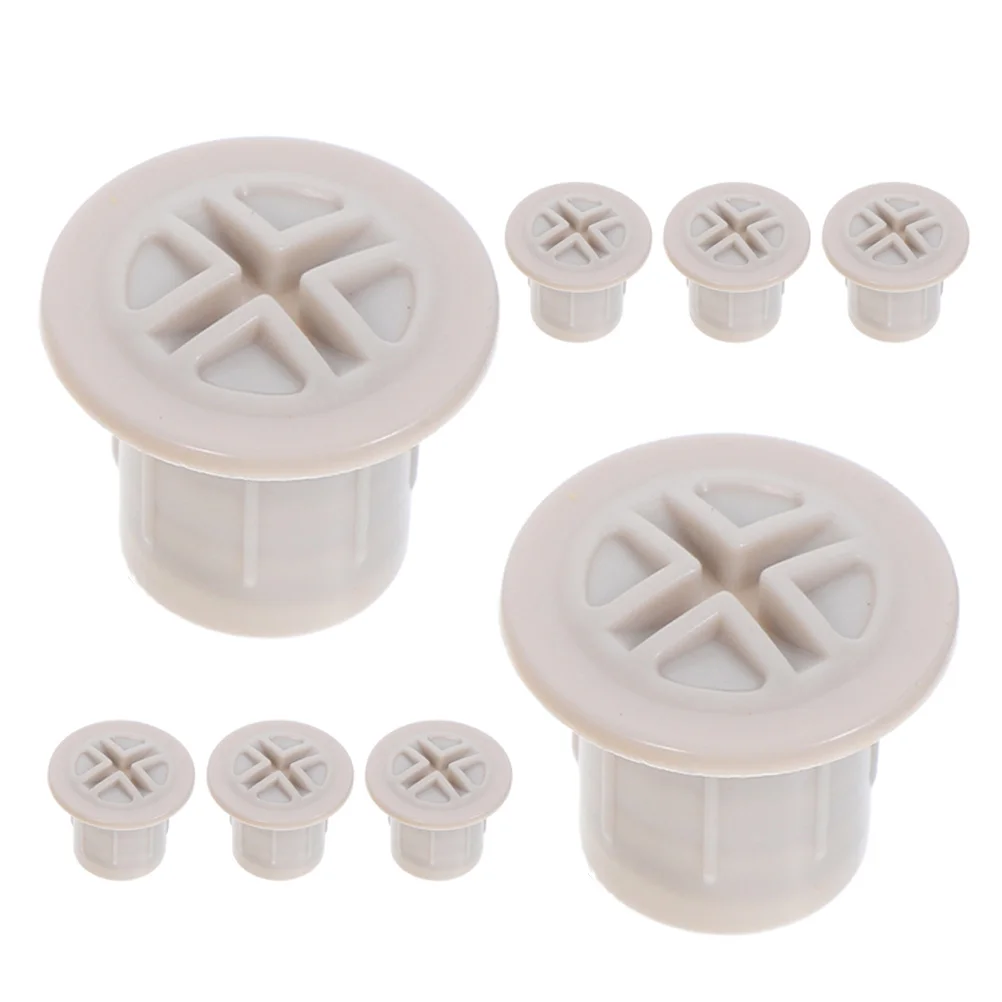 8 قطعة ملحقات الشريحة للأطفال قبعات حماية مسمار المسمار المضادة للانزلاق رمادي فاتح منطقة اللعب الداخلية قطع الغيار ملعب #3