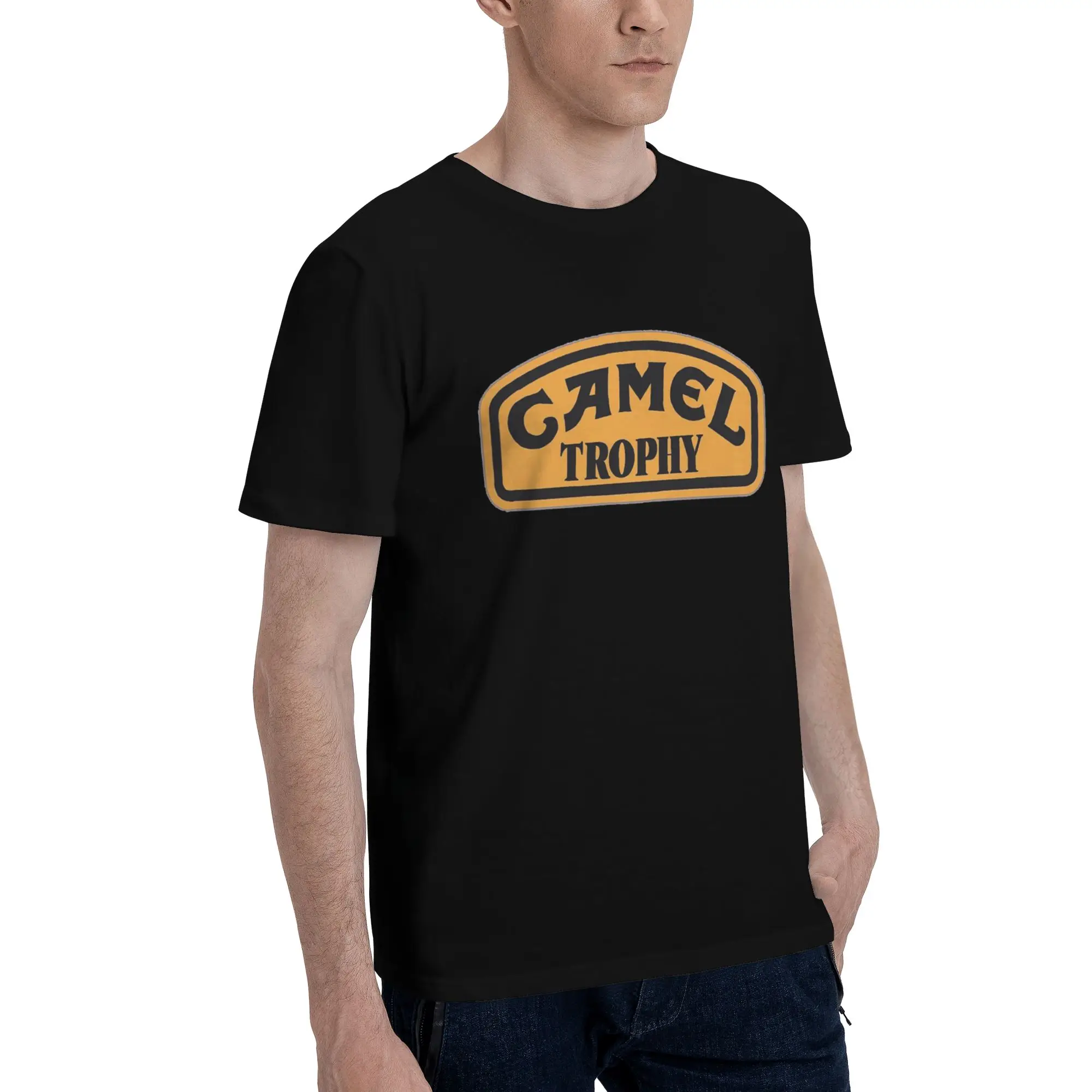 

Camel Trophy Classic Logo Men T-Shirt Oversized T Shirts Men's O-Neck Cotton Tees Short Summer Male