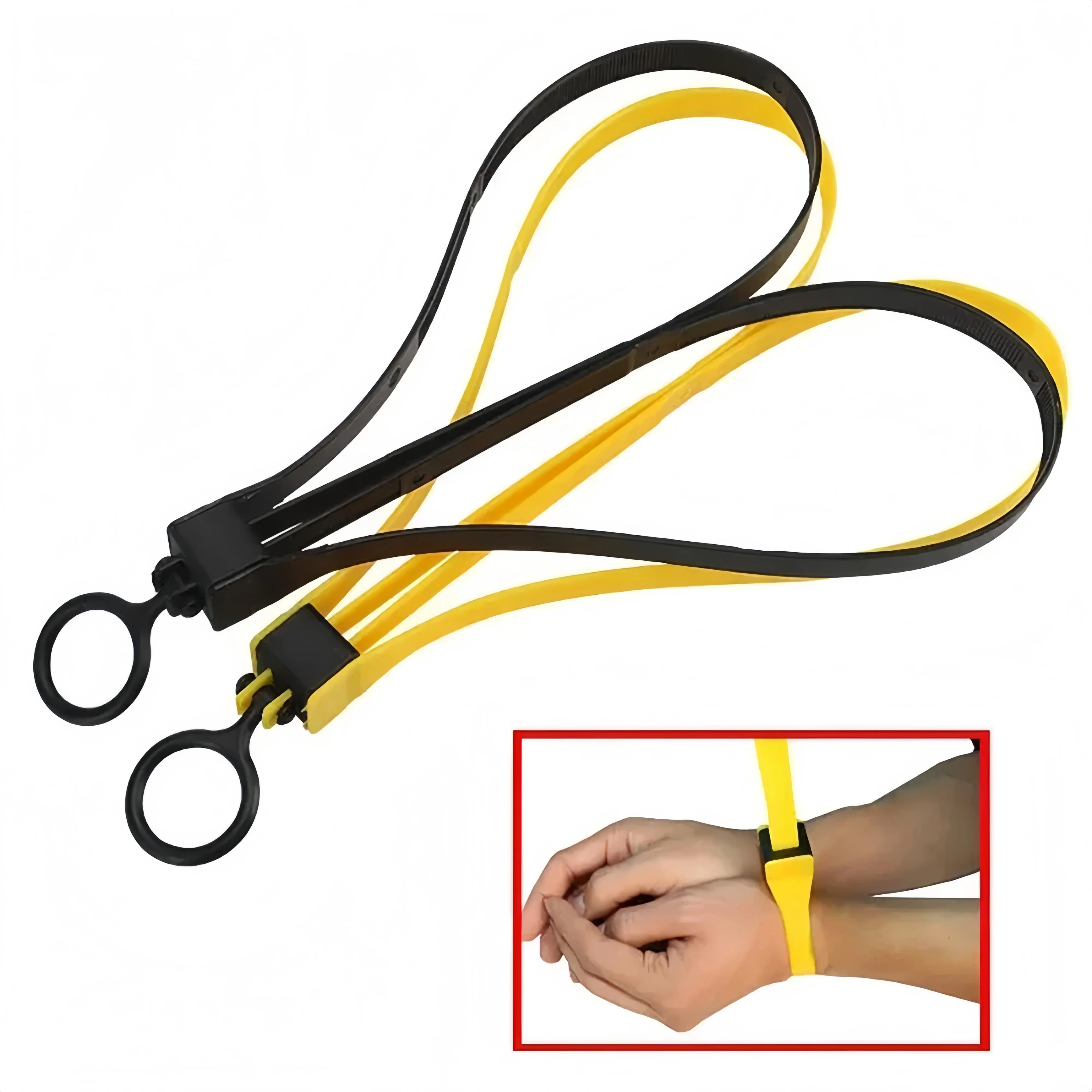 Tactical Plastic Restraint Cable Ties,Disposable Handcuffs for Police Training,Hunting,Airsoft & Cosplay,TMC Gear Simulation