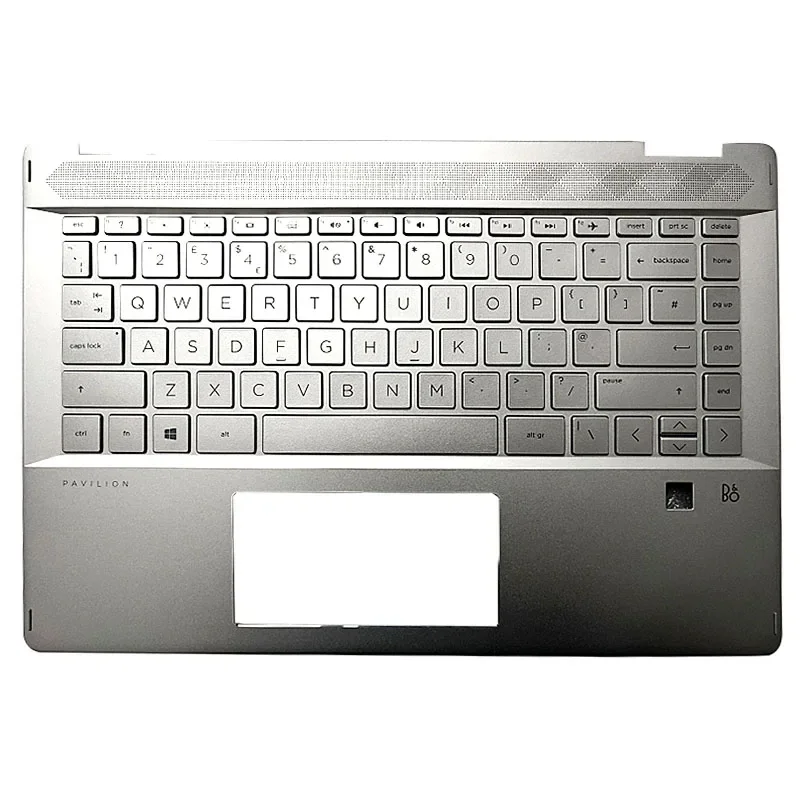 

Palmrest Top Cover With Keyboard For HP 14-DH TPN-W139 14M-DH Silver Color