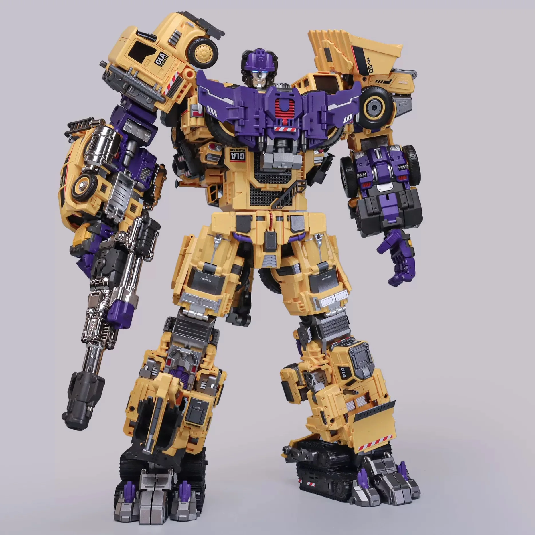 

Mechanical Invasion GLA01-06Y Creation God Big S Lishen Yellow Version Set Combination Transformation Toy Gift