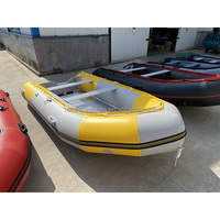 Factory Cheap Aluminium Alloy Kayak Rubber Boat 2m 3m 3.8m 4m Inflatable PVC Zodiac Fishing Boat With Outboard Motor