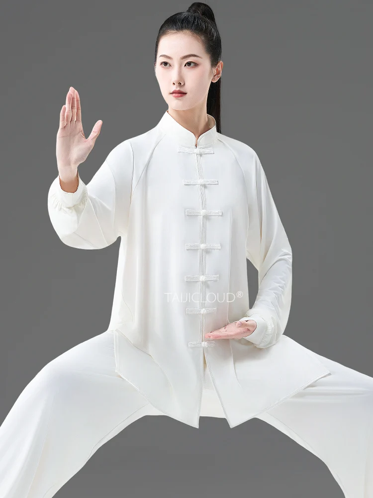 2025 New Women's Tai Chi Suit Summer Lightweight Ba Duan Jin Kung Fu Costume with Oriental Style for Martial Arts Performance - Image 2