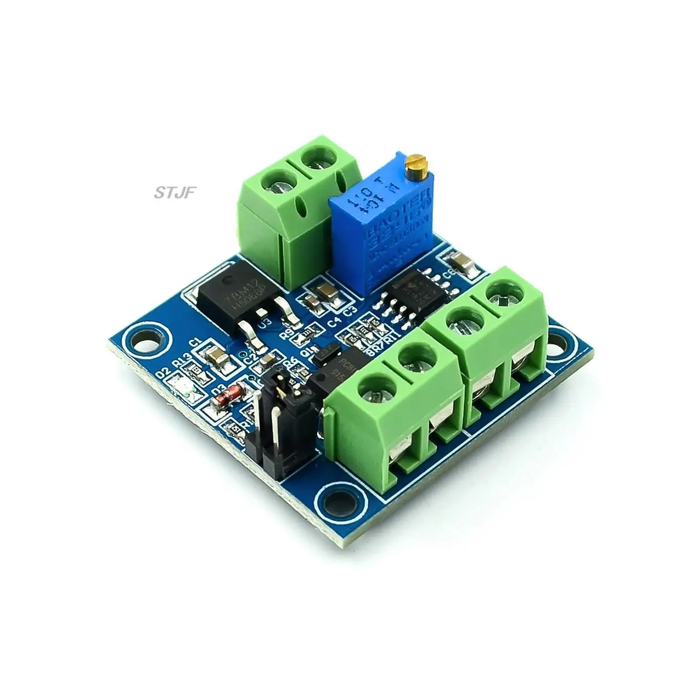 PWM to Voltage Converter Module 0%-100% to 0-10V for PLC MCU Digital to Analog Signal PWM Adjustabl Converter Power Module