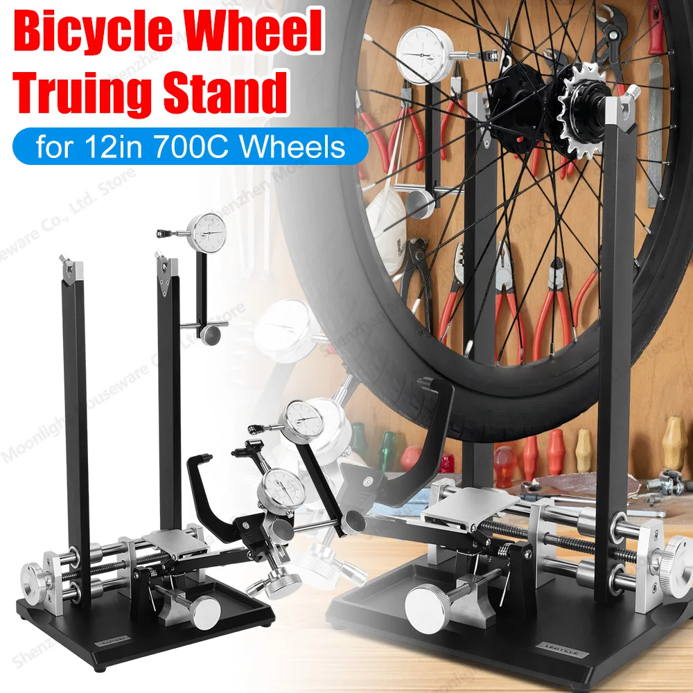 

Профессиональная стойка для правки колес, набор инструментов для ремонта и выравнивания обода велосипедного колеса, для колес 12 дюймов и 700C