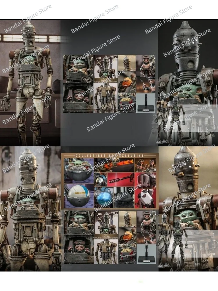 

HotToys HT 1/6 TMS104 TMS105 IG-12 Функция звукового эффекта Мандалорская фигурка 12-дюймовая полная набор фигурка «Звездные войны»