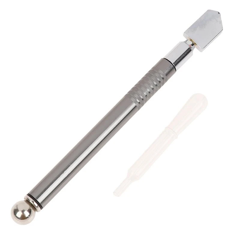 178mm Professional Diamond Glass Tile Cutter Glass Cutter Antislip Metal Handle Cutting Tools Aluminum Alloy Roller Glass Knife