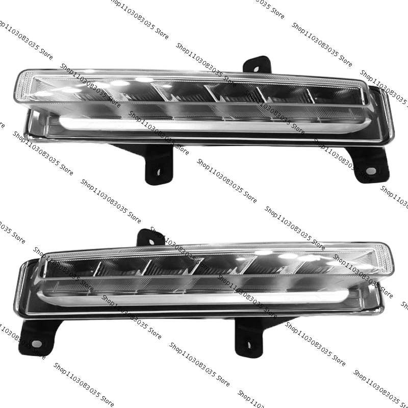 For Chery Tiggo 4/Tiggo 5x  For Daytime Running Light DRL Front LED White Light Fog Light Daytime Running Light Assembly