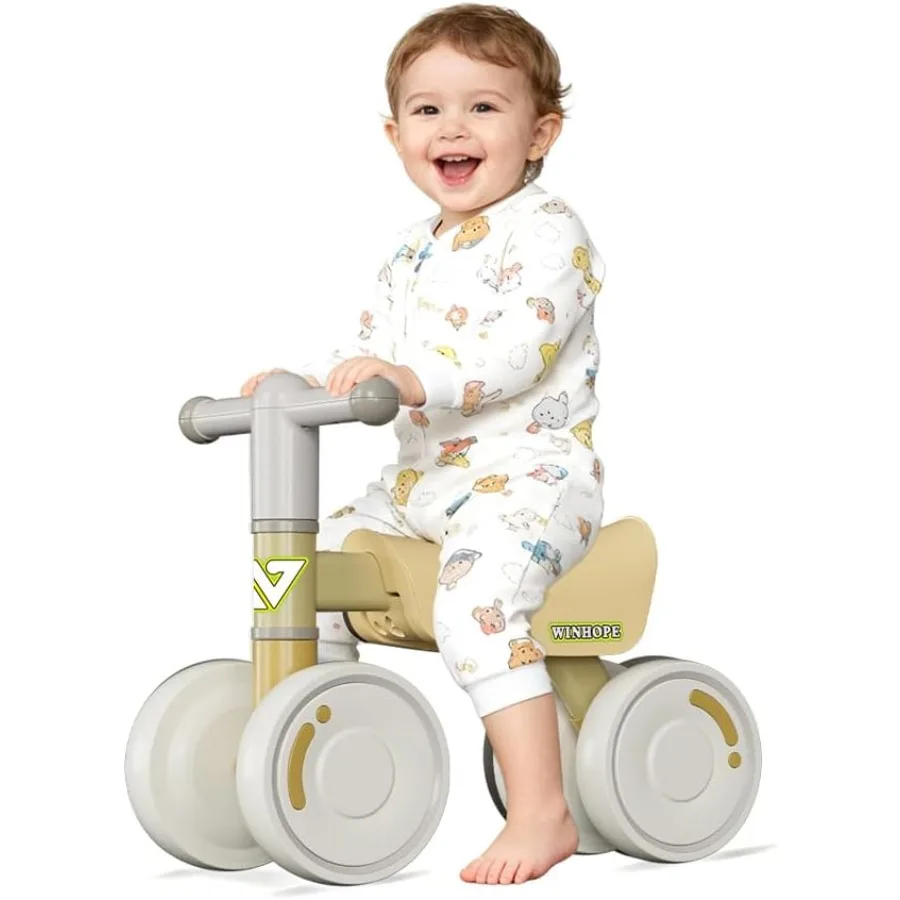 จักรยานทรงตัวสำหรับเด็กอายุ 1-3 ปี ล้อเงียบ เบาะนุ่ม ไม่มีขอบคม รถหัดเดินสำหรับเด็กวัยหัดเดิน 12-36 เดือน เด็กชาย เด็กหญิง รุ่นแรก