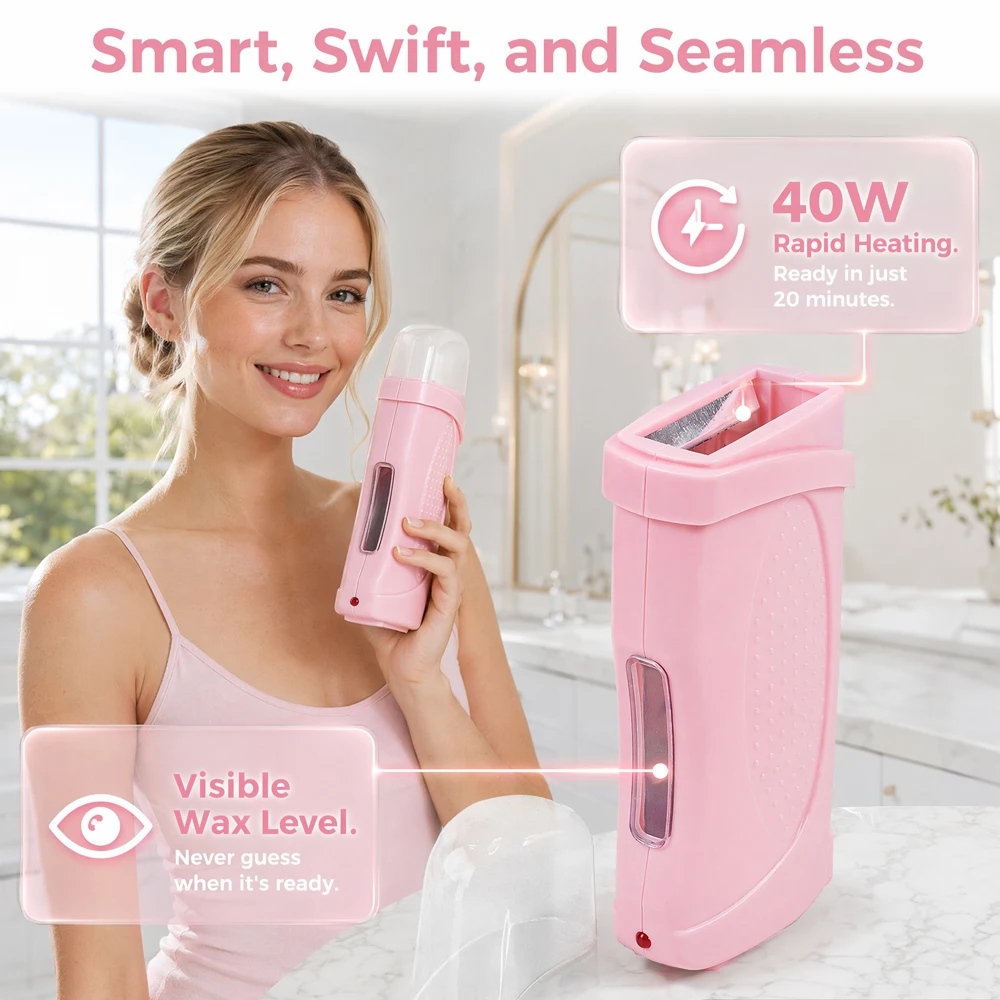 Portable Wax Heating Device Waxing Warmer Rapid Melter Epilator Wax Heater Machine for Hair Removal Depilation