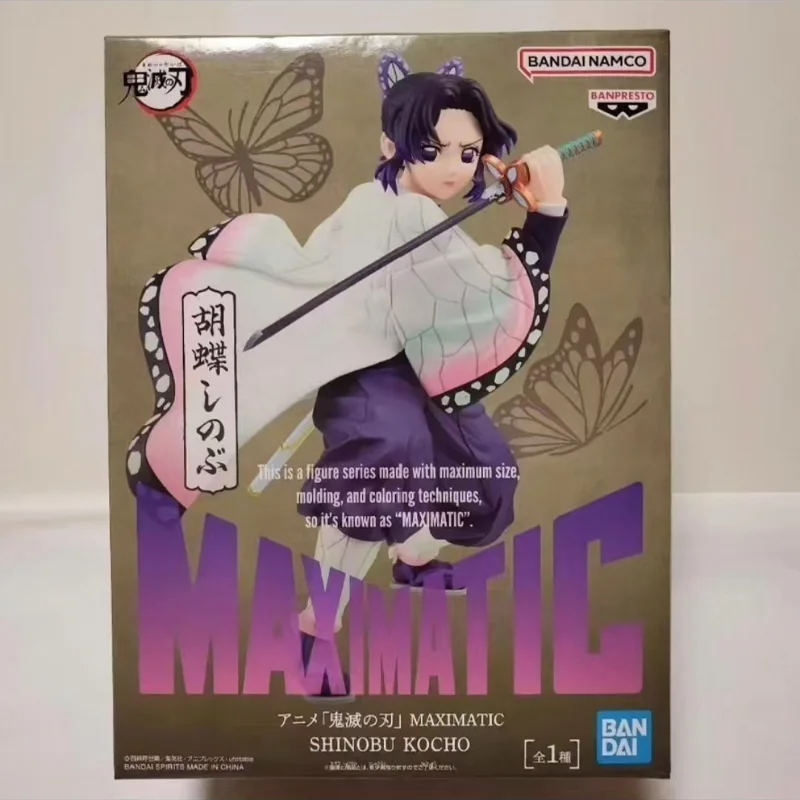 

Подлинная Bandai Banpresto Demon Slayer: Kimetsu No Yaiba Maximatic Shinobu Kocho, оригинальная аниме-фигурка, модель, коллекционная фигурка