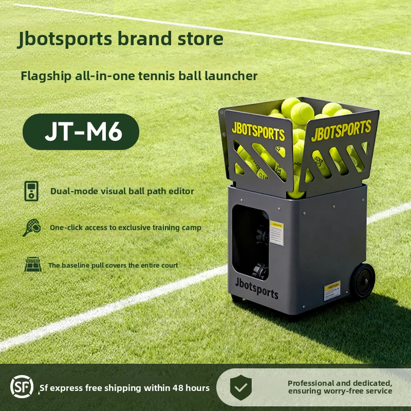 

Jbotsports JTM6 musketeer tennis serve machine, lightweight and portable 0TA upgrade, full stage training