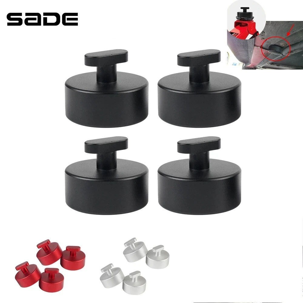 

4pcs Lifting Jack Pad Set Jack Point Pad Sturdy Adapter For Chevrolet Corvette 2014+ C7 Stingray Z51 Z06 Aluminum SLJ-1077B