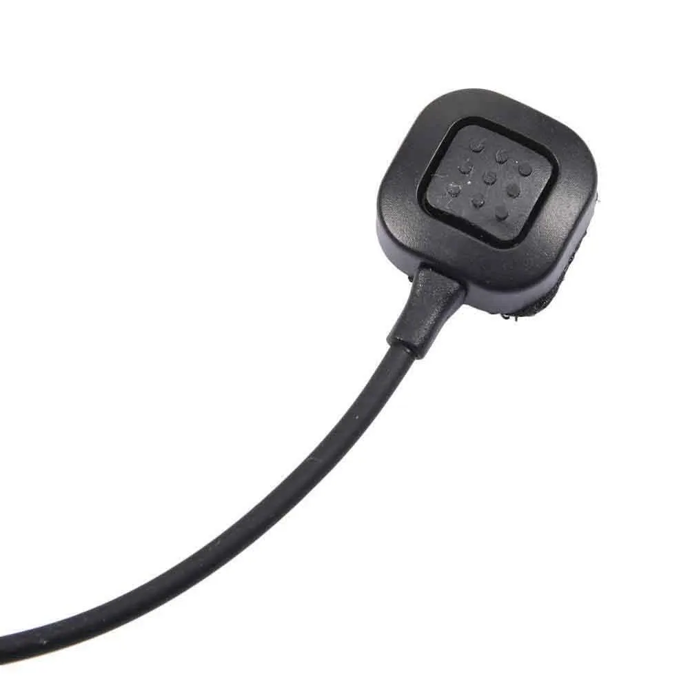 Transparent Air Ducts for Clear Sound Transmission For Baofeng Compatible Throat Microphone for Walkie Talkies