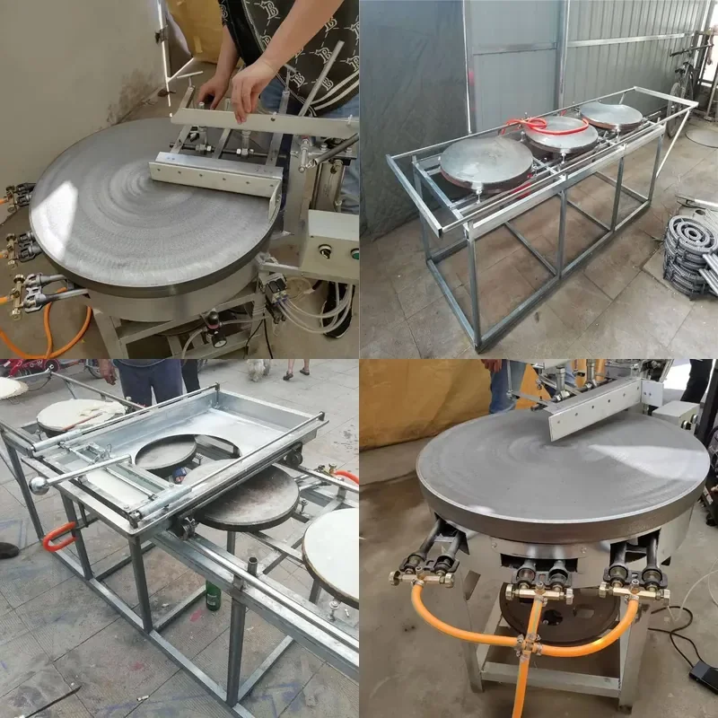For Imitation Handmade Grain Pancake Machine For Snack Truck Egg Cake Filling Machine For Commercial Breakfast Shop Stall