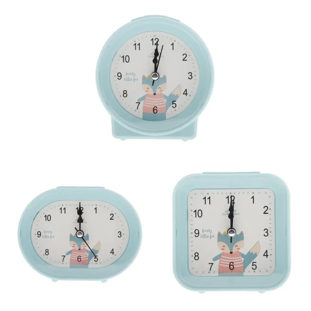 Lovely Kids Bedside Clock Snooze Clocks for Dormitory Study Room Ornament