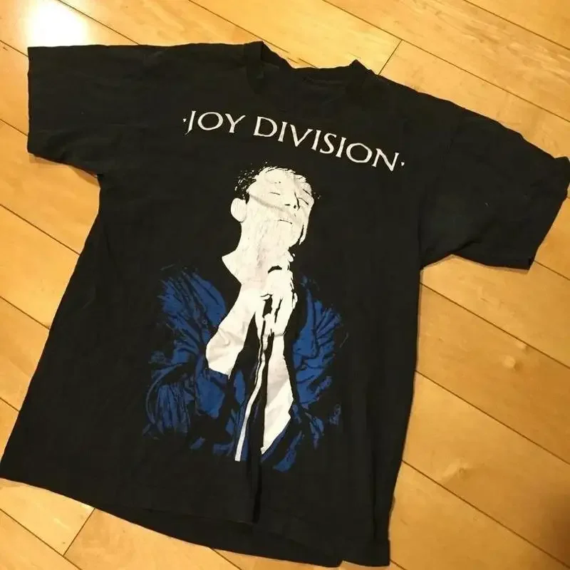 VTG IAN CURTIS Lives Joy Division Band T Shirt Classic Black S 5XL SG600