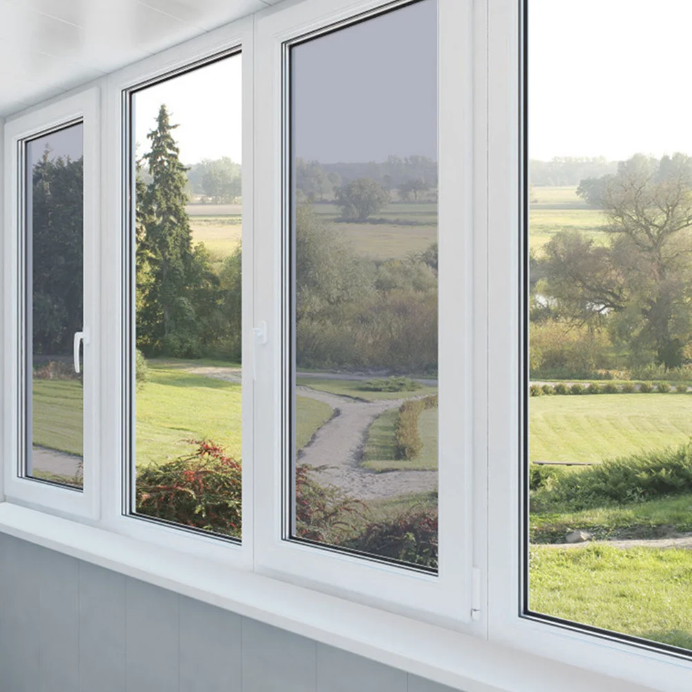 1-Roll-Fensterfolie, Sonnenschutz, Sichtschutz, Glasaufkleber für den Innenbereich, UV-Schutz, tagsüber, reflektierende Tönung, dekorativ
