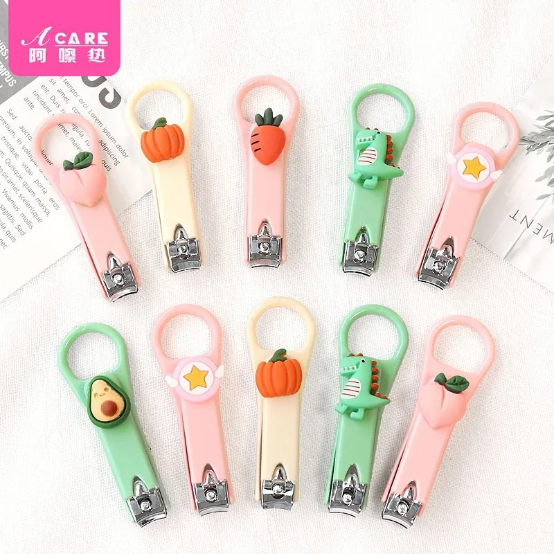 Nail Clipper B1-Easy to use Trim Nail Face Female Cute Single Folding Nail Art Tool Nail Clippers Scissors