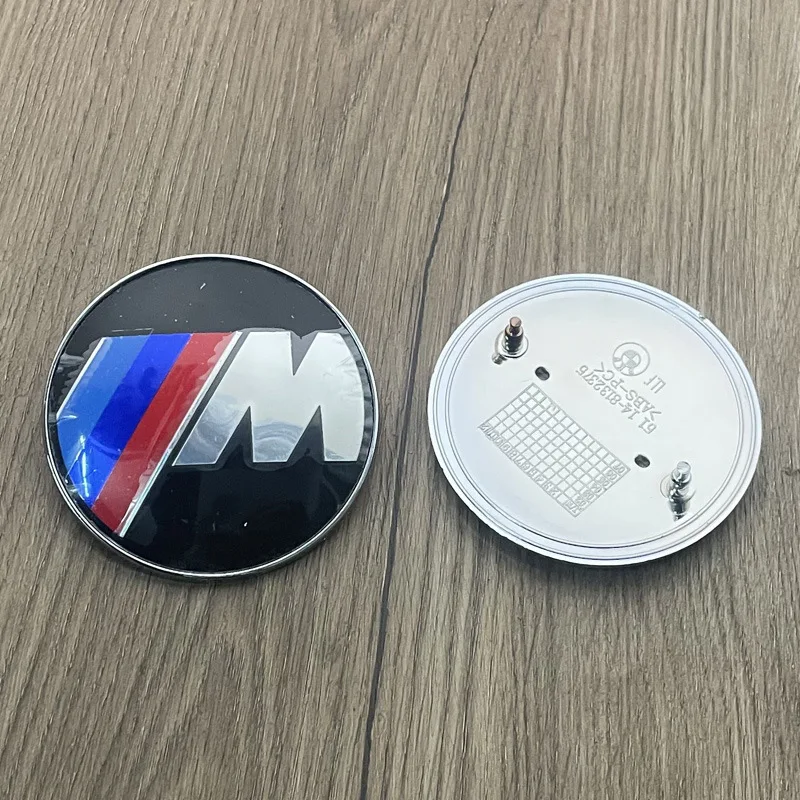 3d ABS 74mm 82mm BMW Hood Emblem Car Front Bonnet Logo Rear Trunk Badge Cover For BMW E39 E46 E30 E36 E87 E60 E90 Accessories image 6