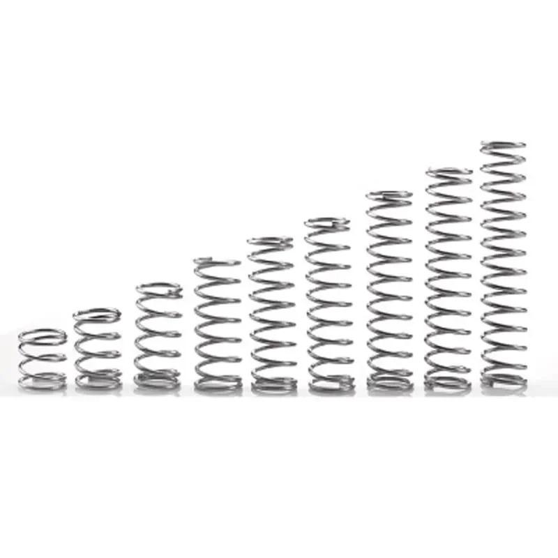 1 melhor 5 peças 1.2mm wd 8mm od pressão de compressão de aço inoxidável molas pequenas tipo y parafuso de mola de retorno 10mm-50mm comprimento