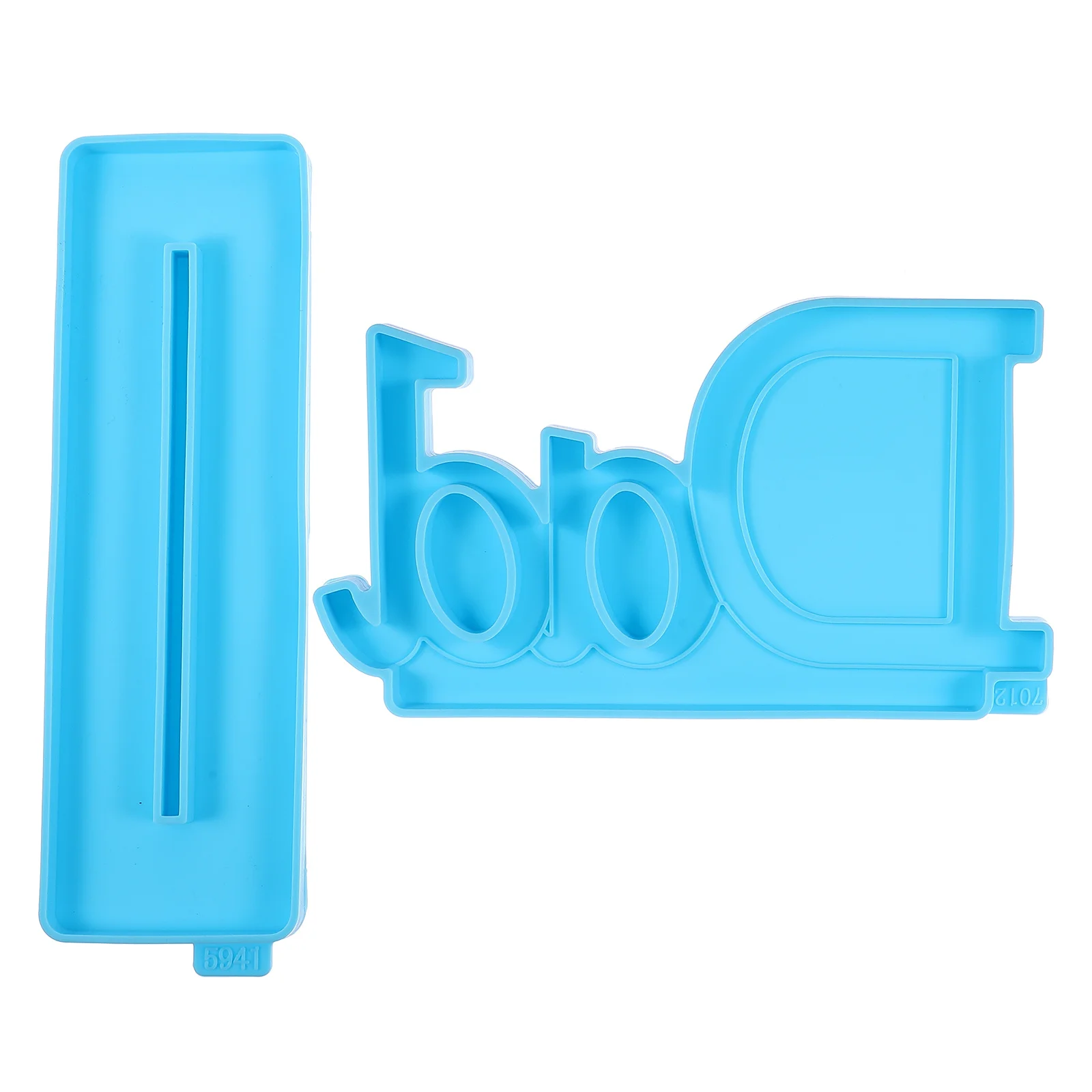 1Set Father's Day DIY Photo Frame Silicone Mold Creative Craft Mold Handmade Decoration Photo Frame Desktop Use