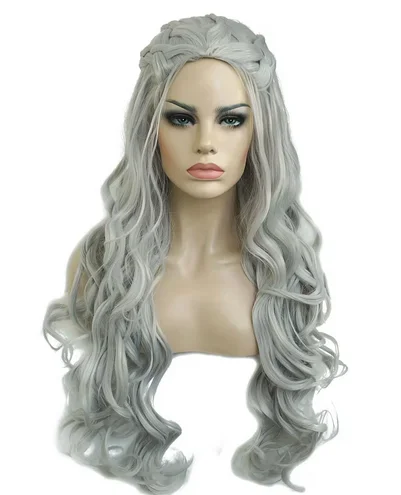 Daenerys Targaryen Dragon Princess Cosplay Wig Halloween Costume Wigs Synthetic 32