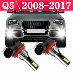 LED Fog Lamps 6000K 12V Diode 3030SMD CSP Foglights Car Bulbs For AUDI Q5 8R 2008 - 2017 2009 2010 2011 2012 2013 2014 2015 2016