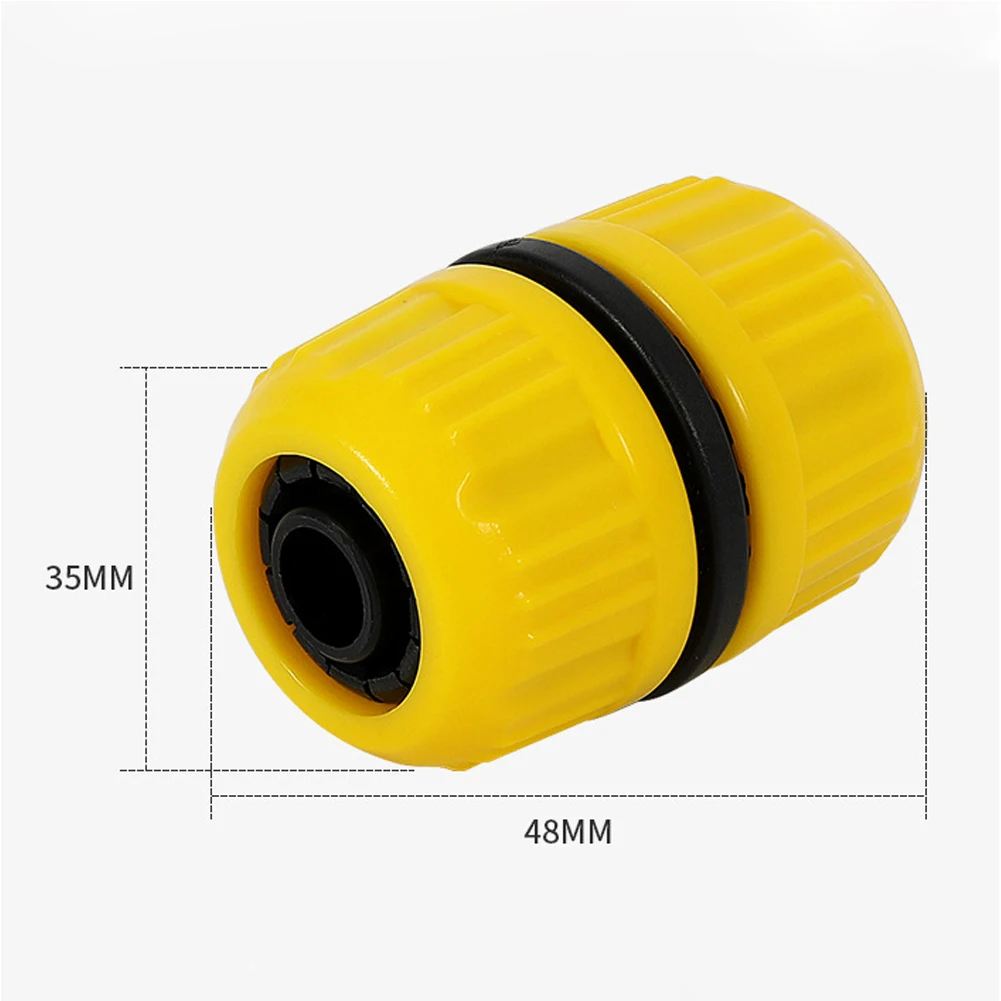 Hose Connectors 1/2 Inch Water Pipe Connectors Double Head Hose Quick Connector Yard Lawn Irrigation Replacement Accessories