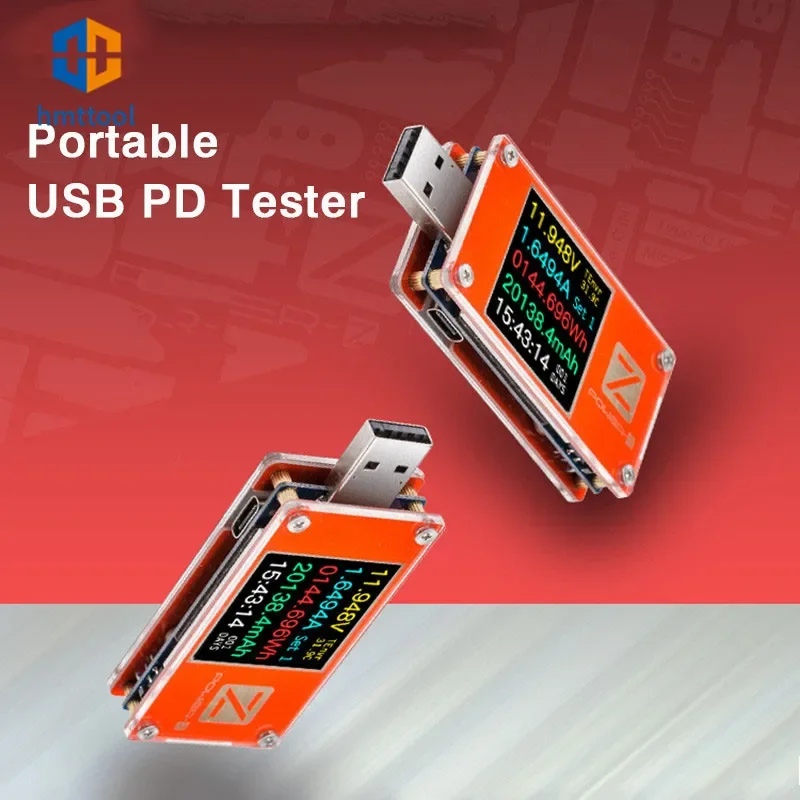 Type-C KT001 POWER-Z USB PD Tester MFi identyfikacja instrumentu PD cyfrowy wzmacniacz prądu woltomierz wykrywacz zasilania narzędzie Reoair