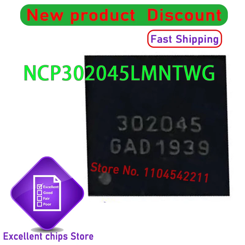 (5-20piece) 100% New 302045 NCP302045 NCP302045LMNTWG QFN31 Chipset
